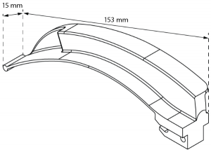 Stellar Series™ Laryngoscope Blades (Macintosh Profile) Size 4